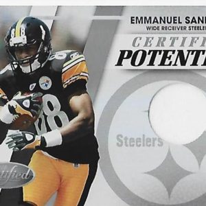 Emmanuel Sanders 2010 Certified #26 (041/250) Event-Worn Jersey Card