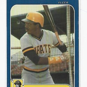 Barry Bonds 1986 Fleer #U-16 Card