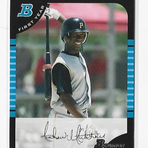 Andrew McCutchen 2005 Topps #BDP63 Bowman Draft Chrome Rookie Card
