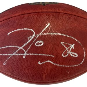Hines Ward Autographed Official Duke Football (JSA)