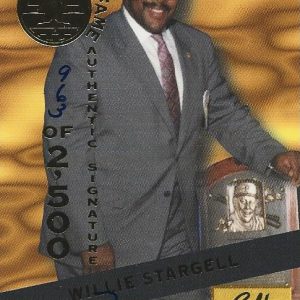 Willie Stargell Autographed 1994 Gold Standard Card #963/2500