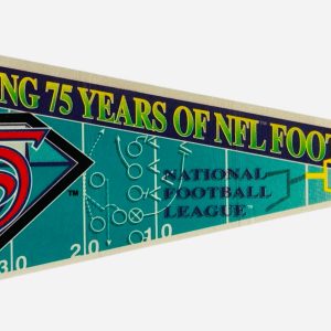 75th Anniversary Large Vintage Pennant Banner