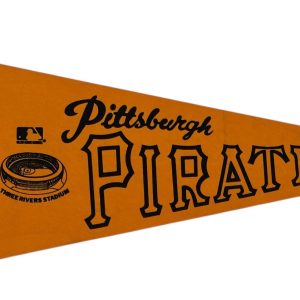 1960's Pittsburgh Pirates Large Vintage Pennant Banner