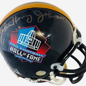 John Henry Johnson Autographed Steelers Mini Helmet (JSA)