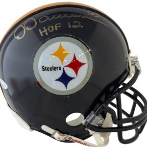 Dermontti Dawson Autographed Steelers Mini Helmet (TriStar)