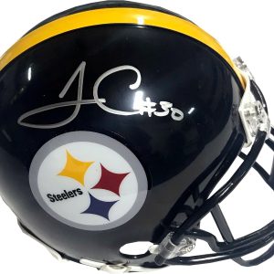 James Conner Autographed Pittsburgh Steelers Mini Helmet (Fanatics)