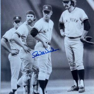 Bill Virdon Autographed Yankees 8x10 Baseball Photo (JSA)