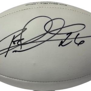 Rod Woodson Autographed Wilson Football