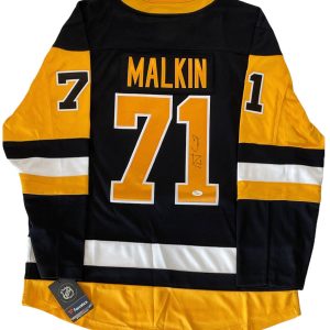 Evgeni Malkin Autographed Pittsburgh Penguins Fanatics XL Jersey (JSA)