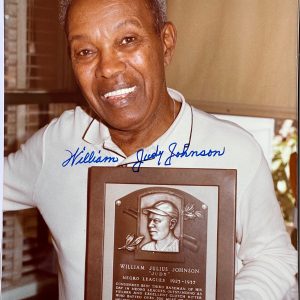 Judy Johnson Autographed 8x10 Baseball Photo (Beckett)