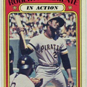 Roberto Clemente 1972 Topps In Action Card #310