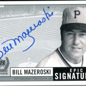 Bill Mazeroski Autographed Upper Deck Card
