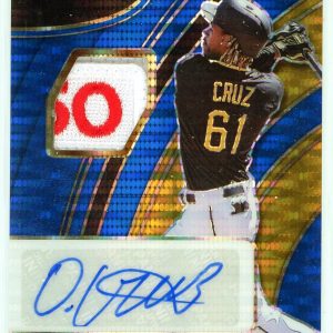 Oneil Cruz Autographed 2022 Panini Select Prizm Patch Rookie Card #RJA-OC