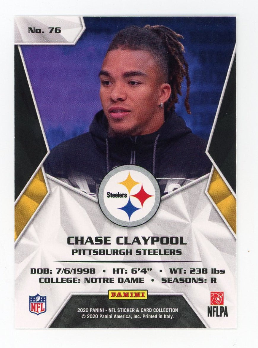 Chase Claypool 2020 Panini Interview #76 Card - Image 2