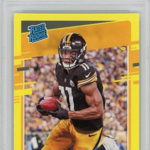 Chase Claypool 2020 Panini Donruss Gold Press Proof Rookie Card #327 (PSA)