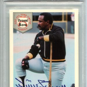Willie Stargell Autographed 1992 Front Row Card (PSA)