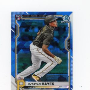 Ke'Bryan Hayes 2021 Topps Bowman Chrome Blue #29 Card