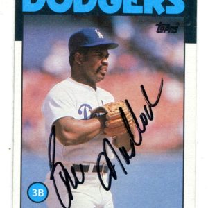 Bill Madlock 1986 Topps #470 Topps Autographed Card