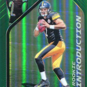 Mason Rudolph 2018 Panini Prizm Green Refractor Rookie Card
