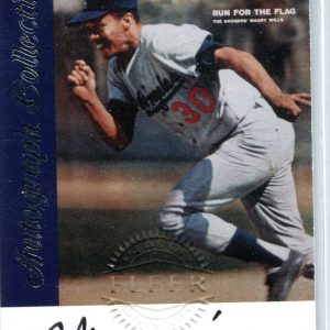 Maury Wills 1999 Fleer Autograph Collection Sports Illustrated Card