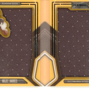 Najee Harris 2021 Panini Playbook Booklet Rookie Patch Card #RJM-NHA