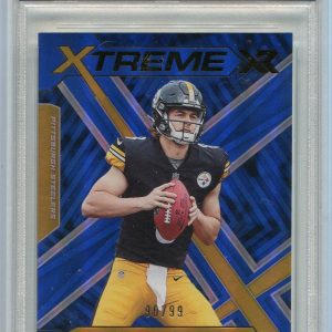 Kenny Pickett 2022 Panini Xr Xtreme Rookies Blue Parallel RC #XTR-1 90/99 PSA Graded 9