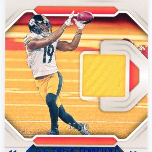 JuJu Smith-Schuster 2021 Panini Playbook Hot Routes Patch Card #HR-JSS