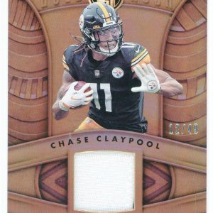 Chase Claypool 2021 Panini Gold Standard Gold Rush Patch Card #GR-CC