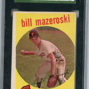 Bill Mazeroski 1959 Topps Card #415 SGC 2