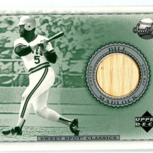 Bill Madlock 2002 Upper Deck Sweet Spot Classics #BBM Jersey Card