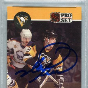 Mark Recchi 1990 NHL Pro Set #239 PSA Auto GEM MT 10 Card