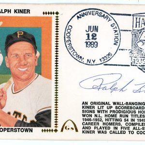 Ralph Kiner Autographed First Day Cover