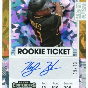 Ke'Bryan Hayes Autographed 2021 Panini Contenders Rookie Card #140