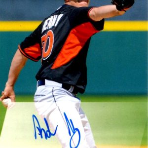 Andrew Heaney 2014 Topps Autographed Rookie Card