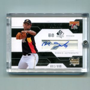 Marino Salas 2008 Upper Deck Rookie Autograph #185 091/999 Card