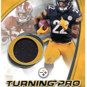 Najee Harris Panini Playoff Jersey Card Turning Pro Rookie