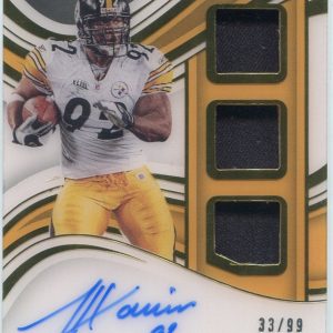 James Harrison 2023 Panini Immaculate Collection Triple Jersey/Autographed Card #PC-JHA 33/99