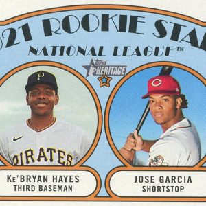 Ke'Bryan Hayes Jose Garcia 2021 Topps Heritage Card