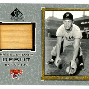 Bill Mazeroski 2001 Upper Deck SP Legendary Debut Bat Cards #DBM