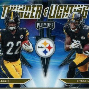 Najee Harris Chase Claypool Panini Playoff Thunder and Lightning 2021 Rookie
