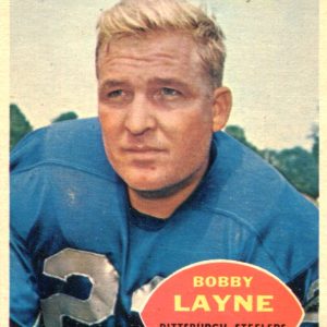 Bobby Layne 1960 Topps Card