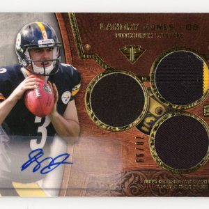 Landry Jones 2013 Topps Autograph Issue & Player-Worn Jersey #120 Card 78/99