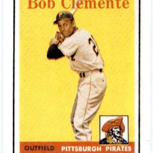 Roberto Clemente 1990 The Hamilton Collection 1958 Porcelain Card #D3331