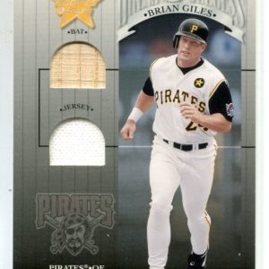 Brian Giles 2001 Donruss Leaf Dress for Success #DES7 Bat/Jersey Card