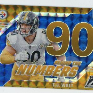 T.J. Watt 2023 Panini Zenith Behind the Numbers #27