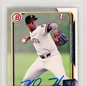 Ke'Bryan Hayes Autographed 2015 Bowman 1st Bowman Card #137 (PSA Auto)