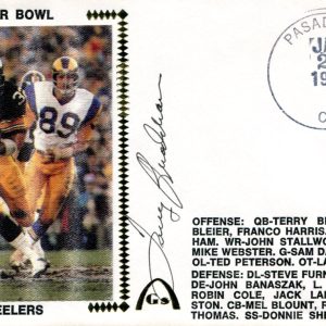 Terry Bradshaw Autographed First Day Cover (JSA)
