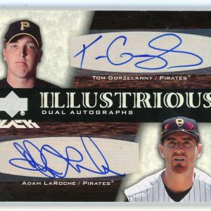 Tom Gorzelanny/ Adam LaRoche Autographed 2007 Upper Deck Black Illustrious #IL2-GL