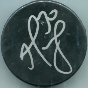 Matt Murray Autographed Black Hockey Puck (JSA)