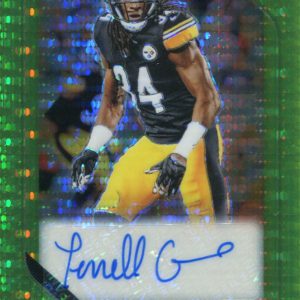 Terrell Edmunds Autographed 2018 Prizm Green Refractor Card